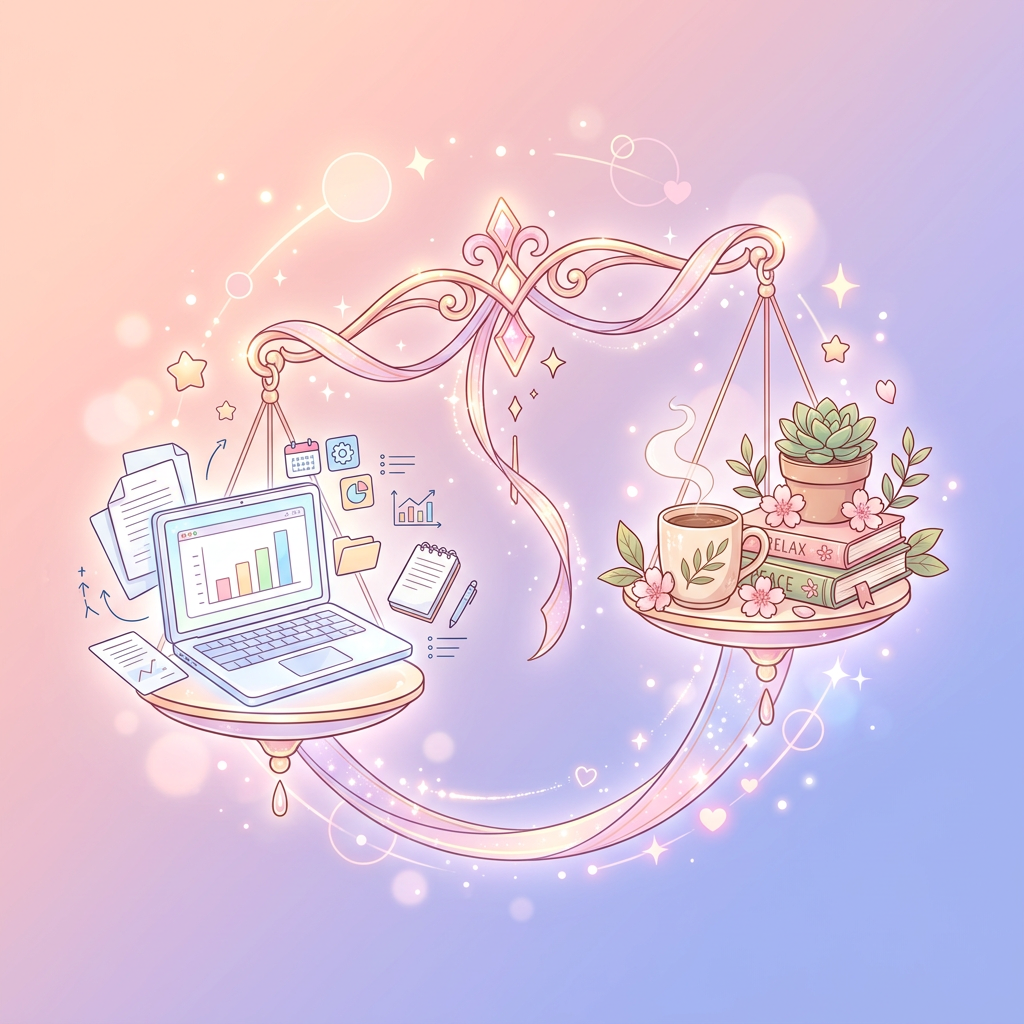 워라밸 심리테스트 시작 이미지